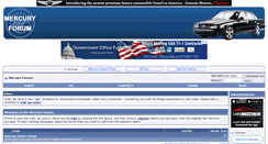 Desktop Screenshot of mercuryforums.com