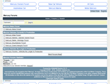 Tablet Screenshot of mercuryforums.com